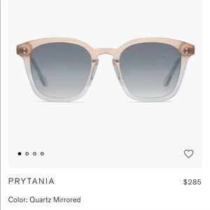 SOLD - Krewe Prytania Quartz Mirrored Sunglasses w/ case